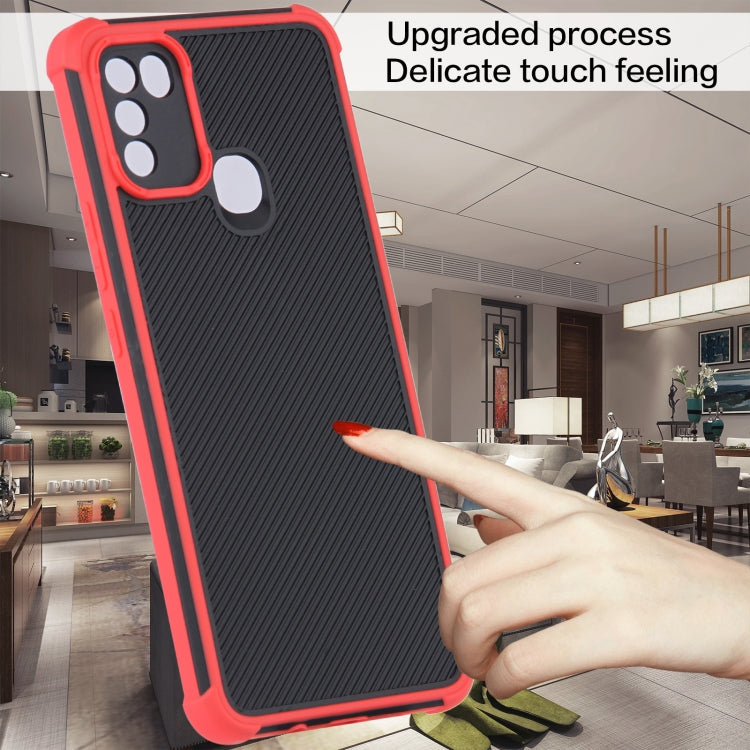 For Infinix Hot 10 Play/Smart 5 2021/Hot 9 Play Eagle Eye Armor Dual-color Shockproof TPU + PC Protective Case
