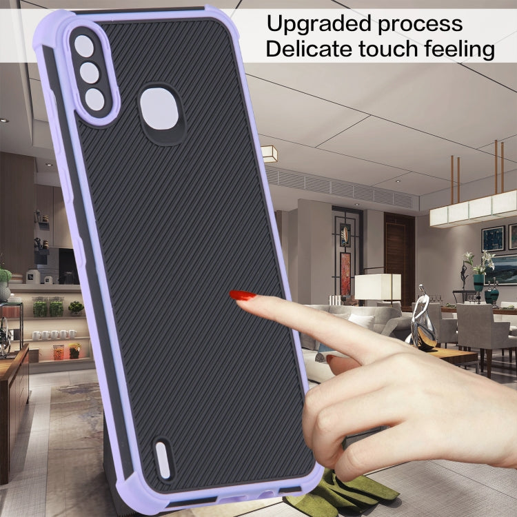 For Infinix Smart 4 Eagle Eye Armor Dual-color Shockproof TPU + PC Protective Case