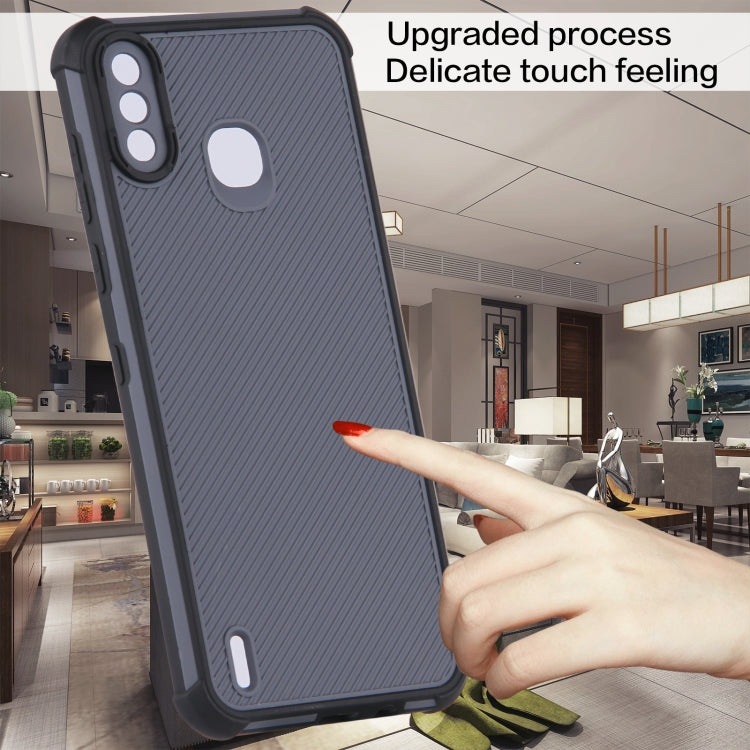 For Infinix Smart 4 Eagle Eye Armor Dual-color Shockproof TPU + PC Protective Case