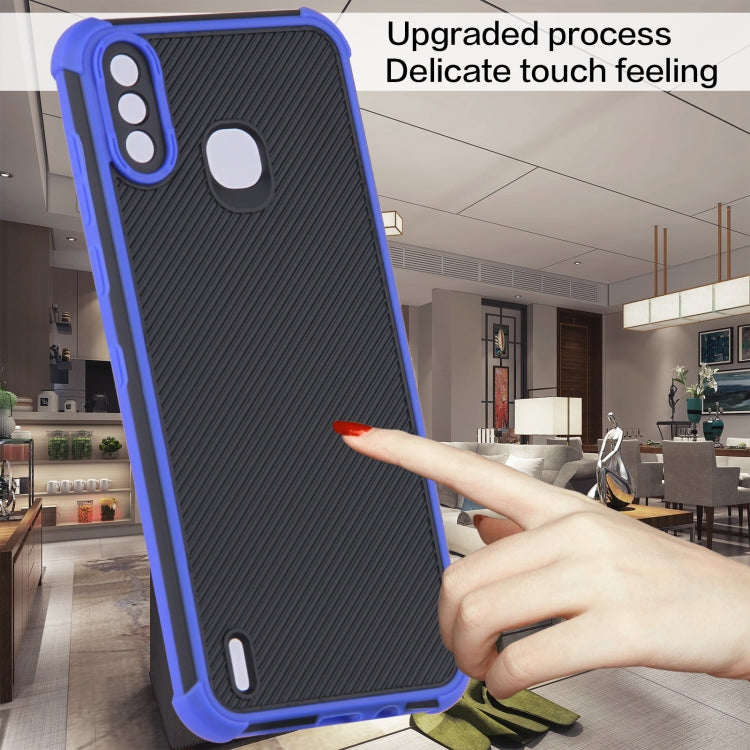 For Infinix Smart 4 Eagle Eye Armor Dual-color Shockproof TPU + PC Protective Case