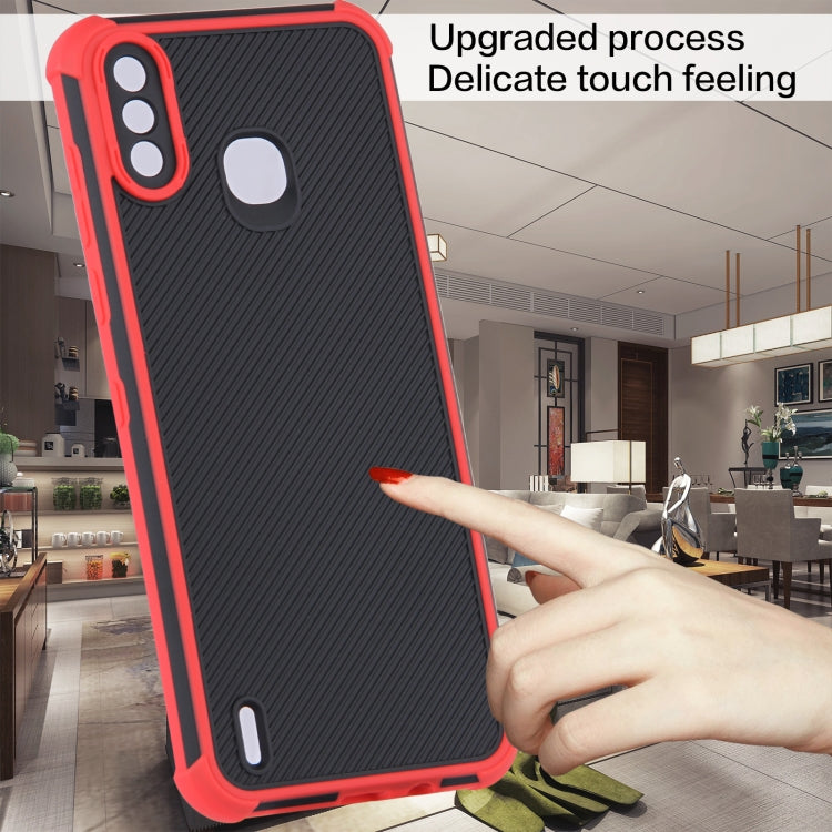 For Infinix Smart 4 Eagle Eye Armor Dual-color Shockproof TPU + PC Protective Case