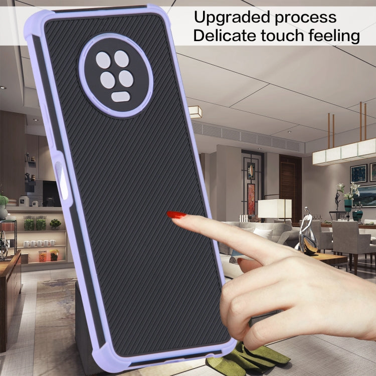 For Infinix Note 7 Eagle Eye Armor Dual-color Shockproof TPU + PC Protective Case