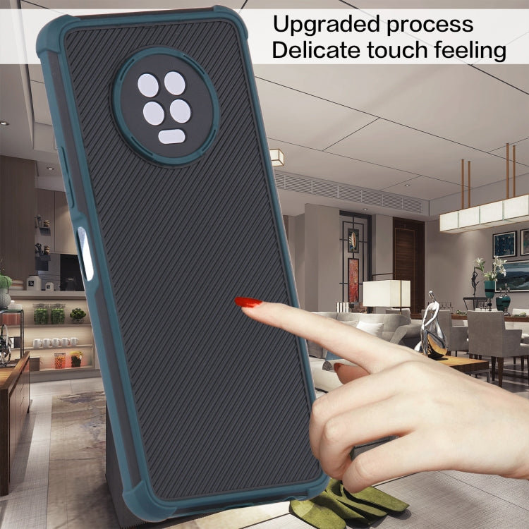 For Infinix Note 7 Eagle Eye Armor Dual-color Shockproof TPU + PC Protective Case