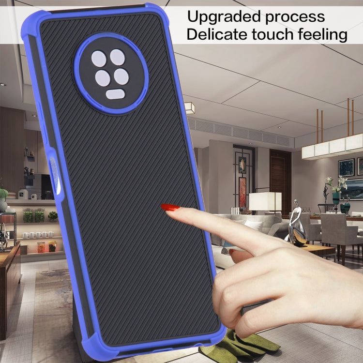 For Infinix Note 7 Eagle Eye Armor Dual-color Shockproof TPU + PC Protective Case