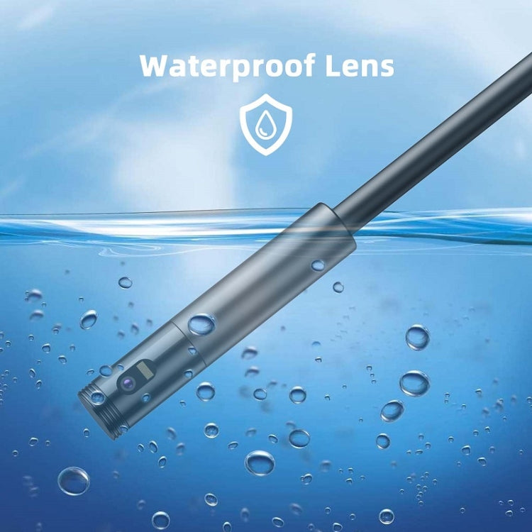 Y19 3.9mm Single Lens Hand-held Hard-wire Endoscope with 4.3-inch IPS Color LCD Screen, Cable Length:10m(Yellow)
