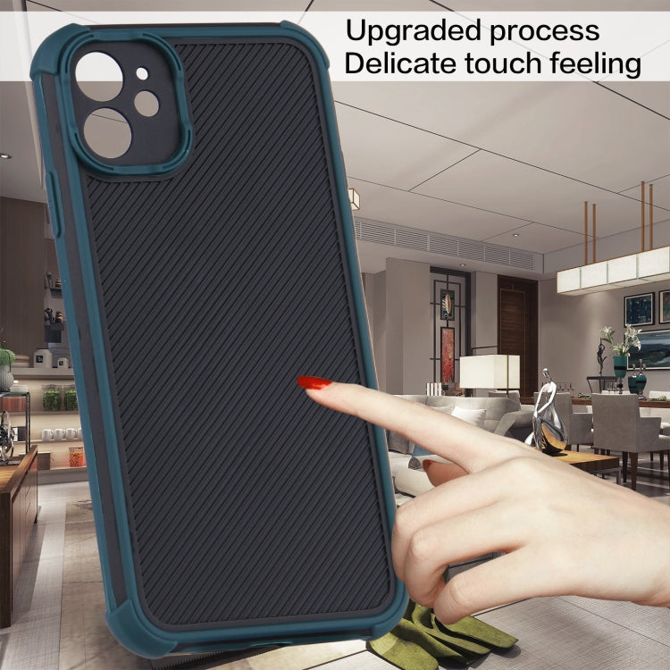 For iPhone 11 Eagle Eye Armor Dual-color Shockproof TPU + PC Protective Case