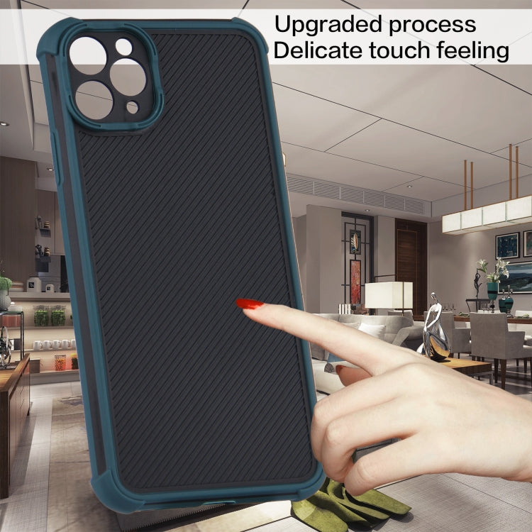 For iPhone 11 Pro Max Eagle Eye Armor Dual-color Shockproof TPU + PC Protective Case
