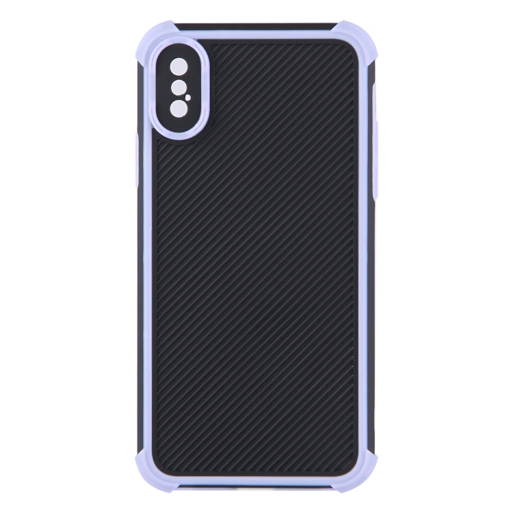 For iPhone X / XS Eagle Eye Armor Dual-color Shockproof TPU + PC Protective Case
