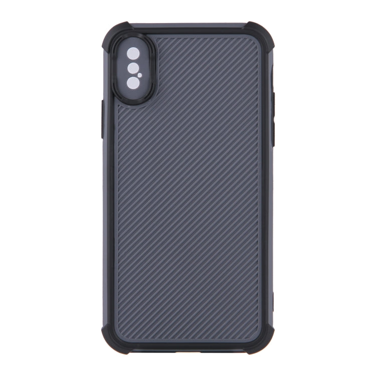 For iPhone X / XS Eagle Eye Armor Dual-color Shockproof TPU + PC Protective Case