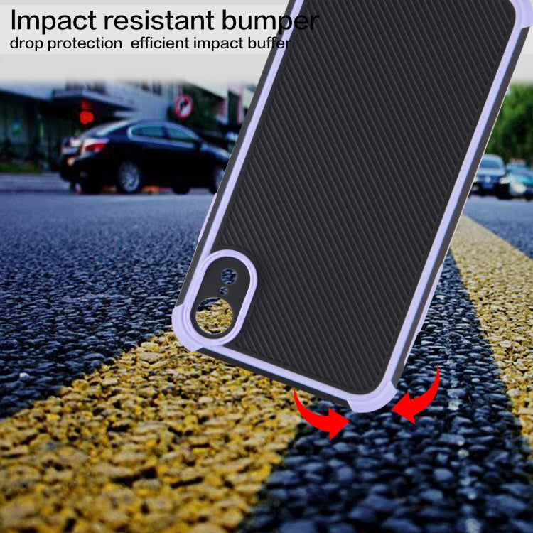 For iPhone XR Eagle Eye Armor Dual-color Shockproof TPU + PC Protective Case