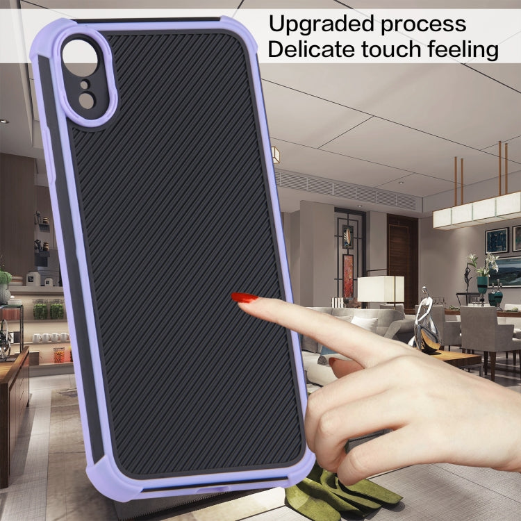 For iPhone XR Eagle Eye Armor Dual-color Shockproof TPU + PC Protective Case