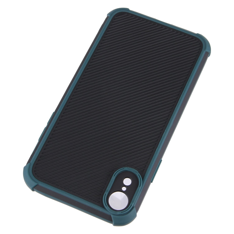 For iPhone XR Eagle Eye Armor Dual-color Shockproof TPU + PC Protective Case