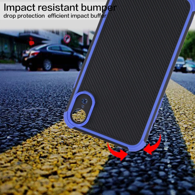For iPhone XR Eagle Eye Armor Dual-color Shockproof TPU + PC Protective Case