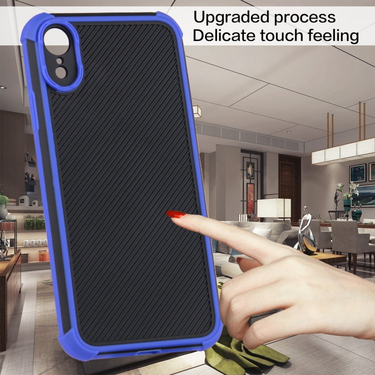 For iPhone XR Eagle Eye Armor Dual-color Shockproof TPU + PC Protective Case