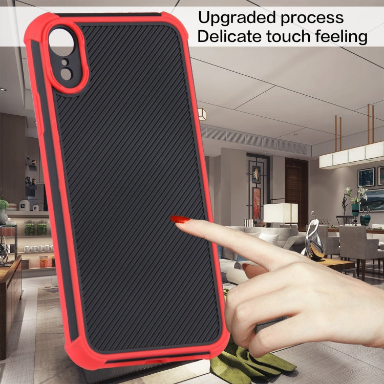 For iPhone XR Eagle Eye Armor Dual-color Shockproof TPU + PC Protective Case