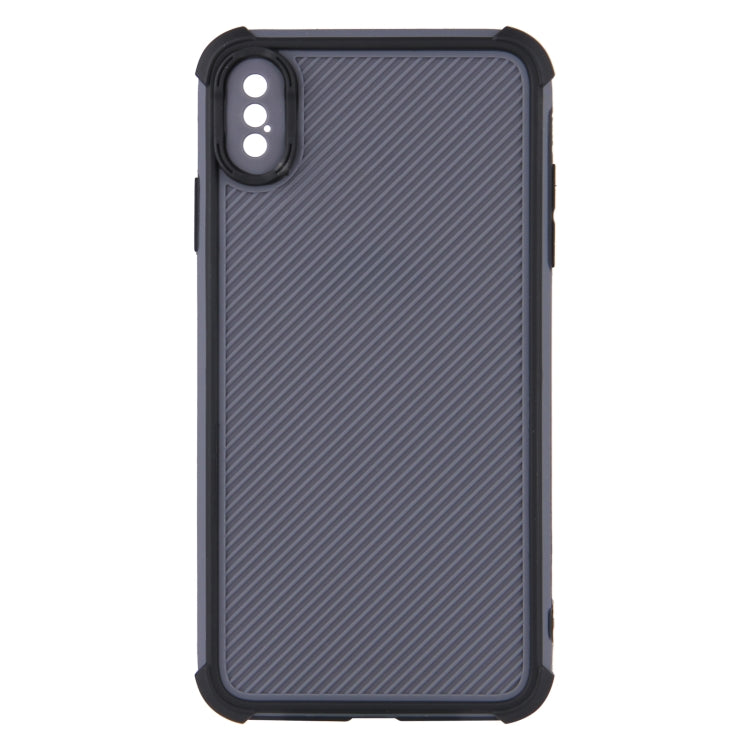 For iPhone XS Max Eagle Eye Armor Dual-color Shockproof TPU + PC Protective Case