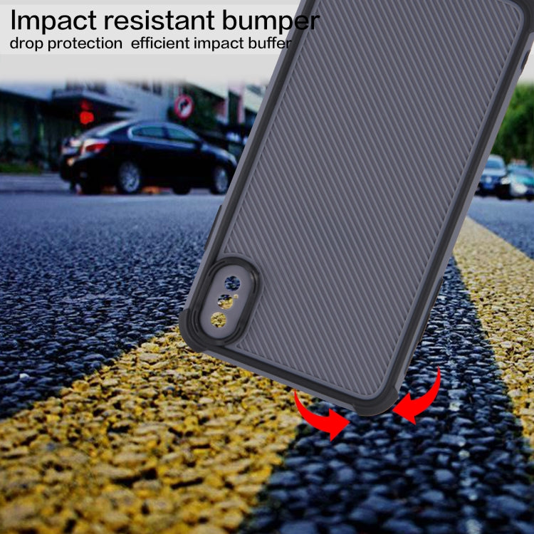 For iPhone XS Max Eagle Eye Armor Dual-color Shockproof TPU + PC Protective Case