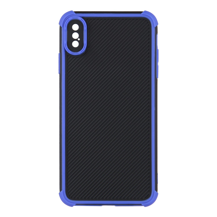 For iPhone XS Max Eagle Eye Armor Dual-color Shockproof TPU + PC Protective Case