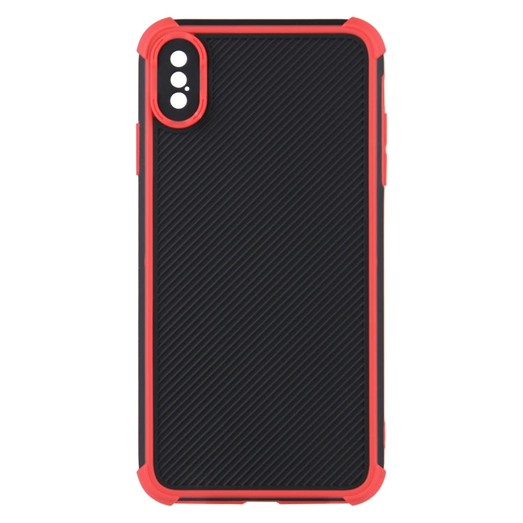 For iPhone XS Max Eagle Eye Armor Dual-color Shockproof TPU + PC Protective Case