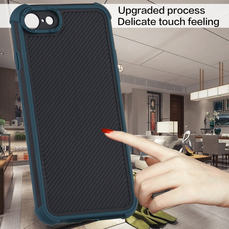 For iPhone SE 2022 / SE 2020 / 8 / 7 Eagle Eye Armor Dual-color Shockproof TPU + PC Protective Case