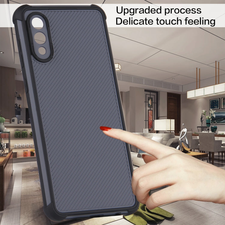For Samsung Galaxy A02 / M02 Eagle Eye Armor Dual-color Shockproof TPU + PC Protective Case