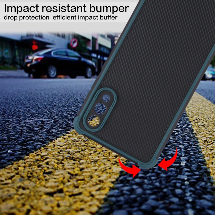 For Samsung Galaxy A02 / M02 Eagle Eye Armor Dual-color Shockproof TPU + PC Protective Case