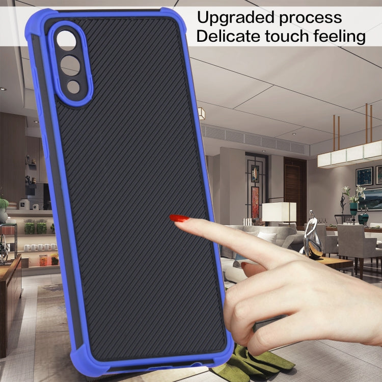 For Samsung Galaxy A02 / M02 Eagle Eye Armor Dual-color Shockproof TPU + PC Protective Case