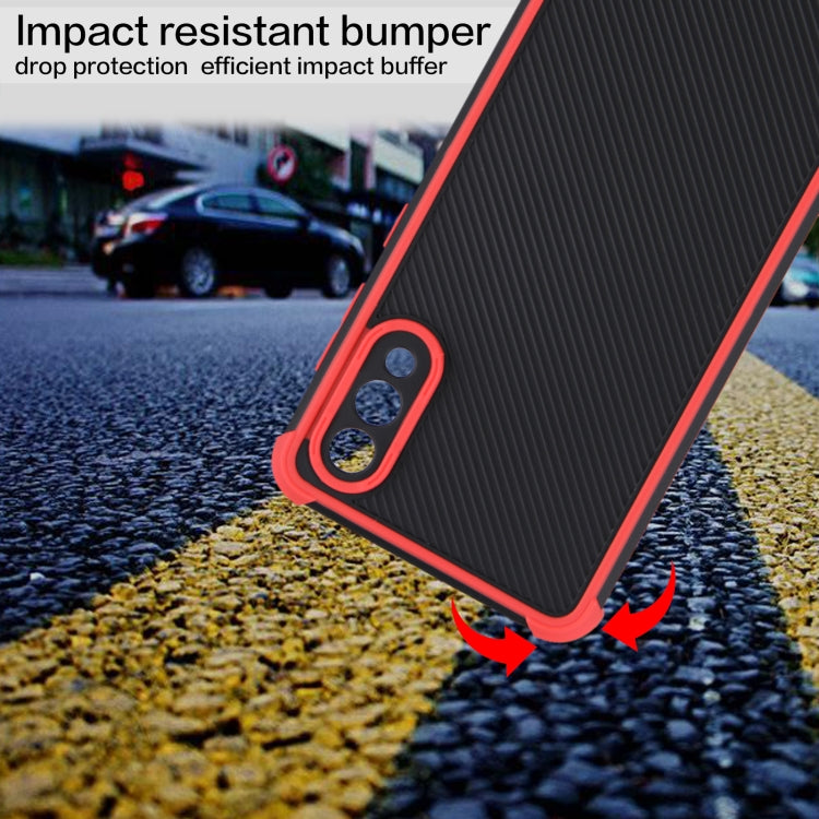 For Samsung Galaxy A02 / M02 Eagle Eye Armor Dual-color Shockproof TPU + PC Protective Case