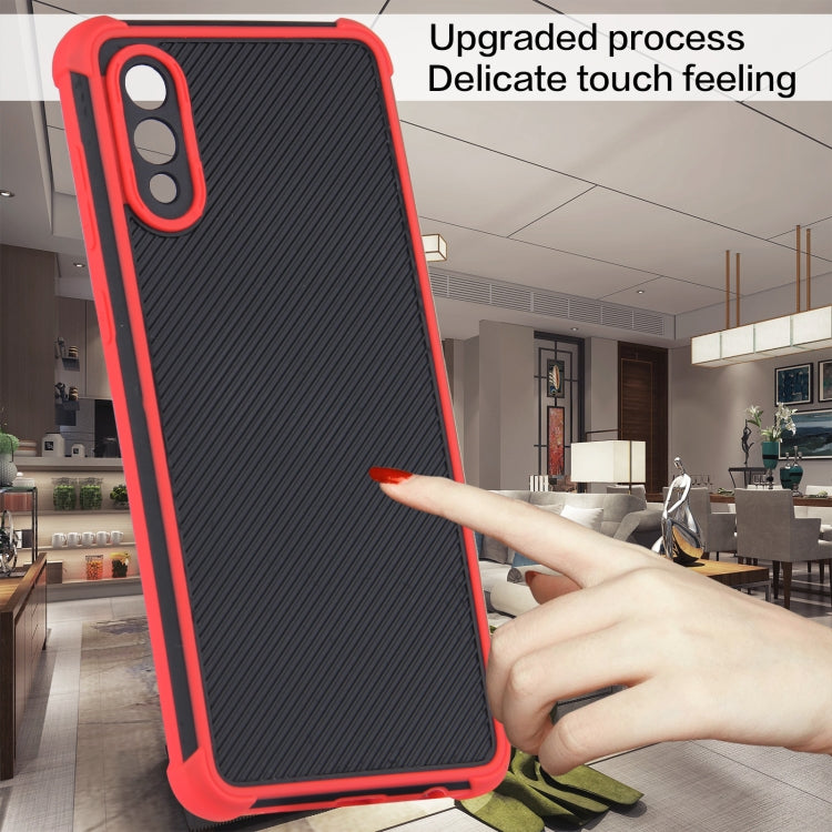 For Samsung Galaxy A02 / M02 Eagle Eye Armor Dual-color Shockproof TPU + PC Protective Case