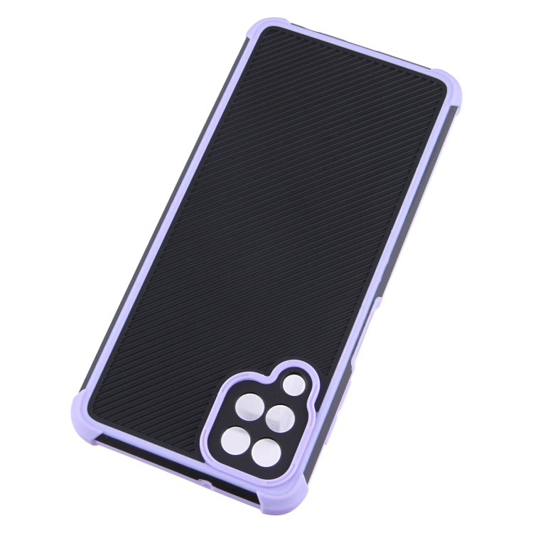 For Samsung Galaxy A12 Eagle Eye Armor Dual-color Shockproof TPU + PC Protective Case
