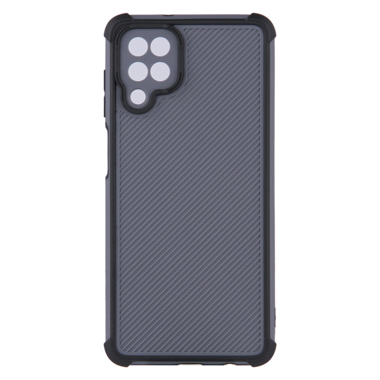 For Samsung Galaxy A12 Eagle Eye Armor Dual-color Shockproof TPU + PC Protective Case