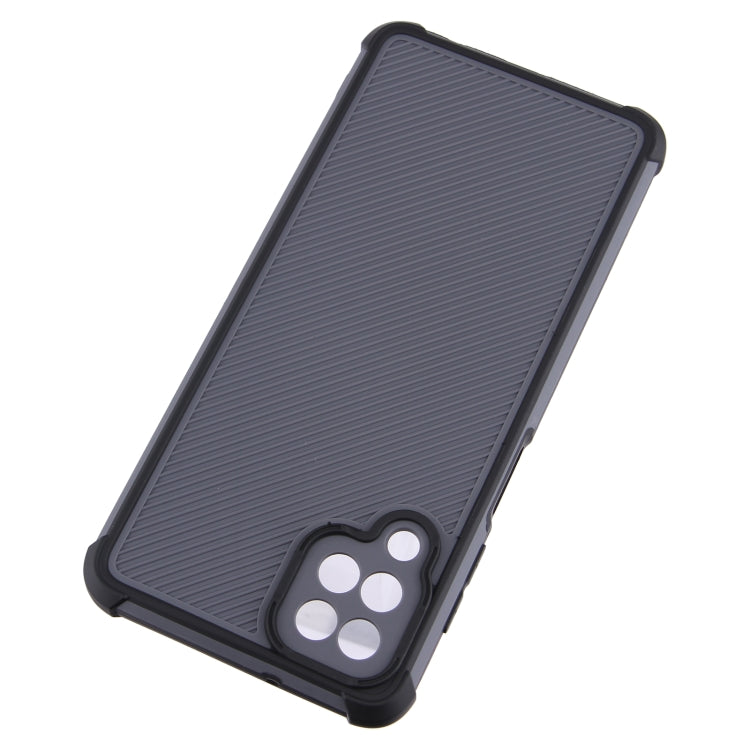 For Samsung Galaxy A12 Eagle Eye Armor Dual-color Shockproof TPU + PC Protective Case