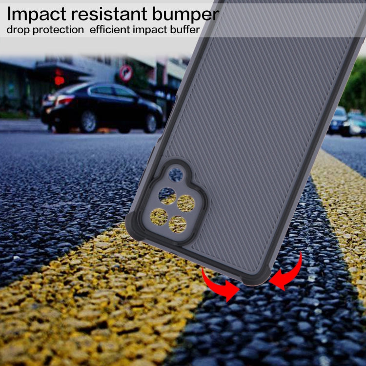 For Samsung Galaxy A12 Eagle Eye Armor Dual-color Shockproof TPU + PC Protective Case