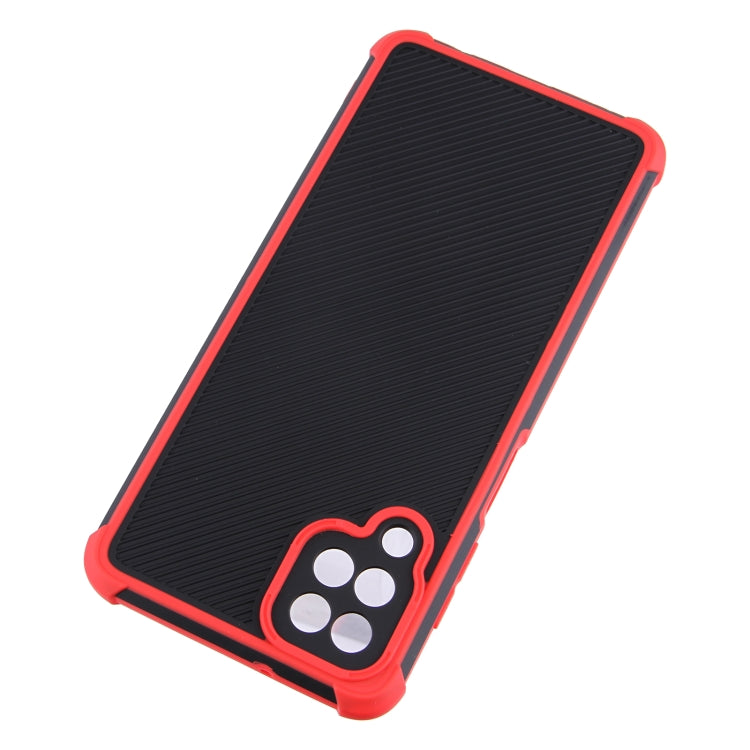 For Samsung Galaxy A12 Eagle Eye Armor Dual-color Shockproof TPU + PC Protective Case