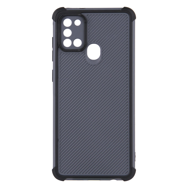 For Samsung Galaxy A21s Eagle Eye Armor Dual-color Shockproof TPU + PC Protective Case