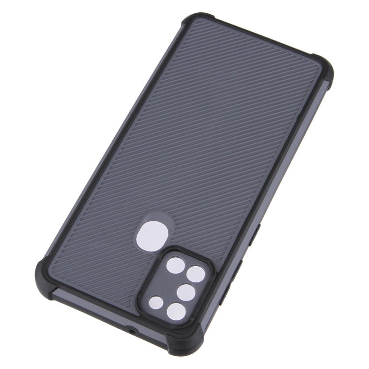For Samsung Galaxy A21s Eagle Eye Armor Dual-color Shockproof TPU + PC Protective Case