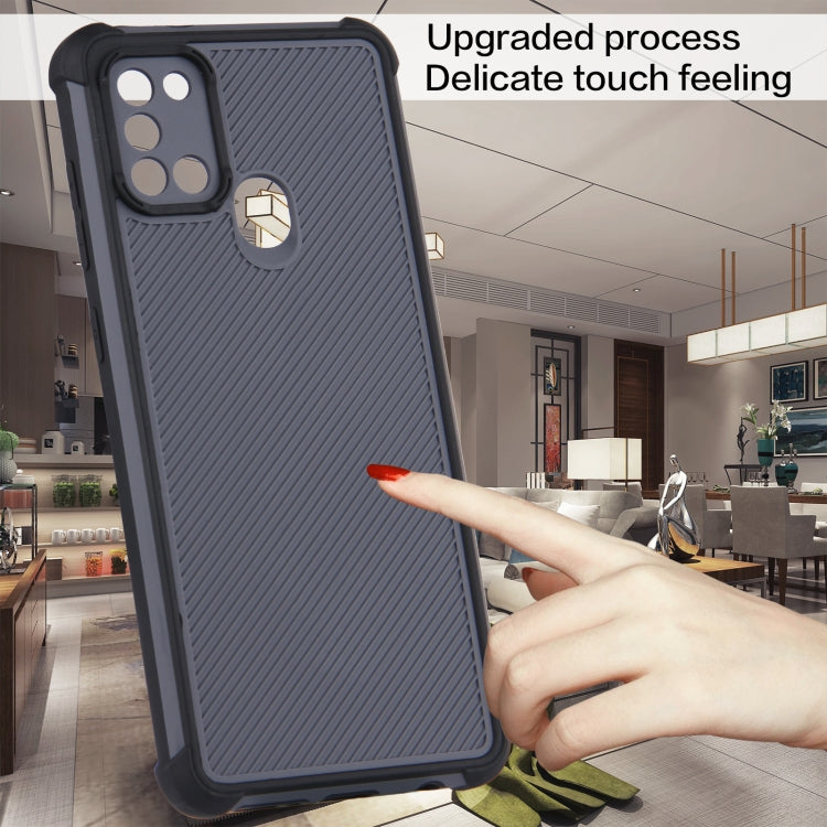 For Samsung Galaxy A21s Eagle Eye Armor Dual-color Shockproof TPU + PC Protective Case