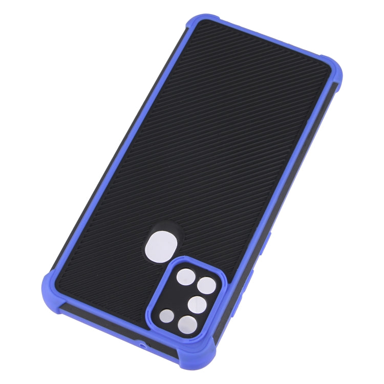 For Samsung Galaxy A21s Eagle Eye Armor Dual-color Shockproof TPU + PC Protective Case