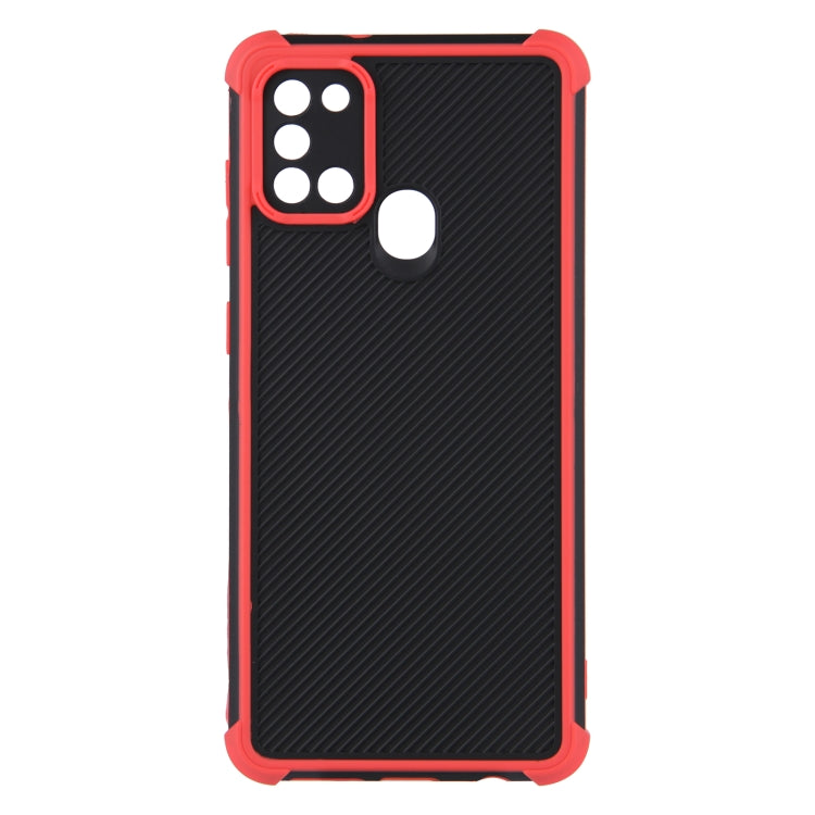 For Samsung Galaxy A21s Eagle Eye Armor Dual-color Shockproof TPU + PC Protective Case