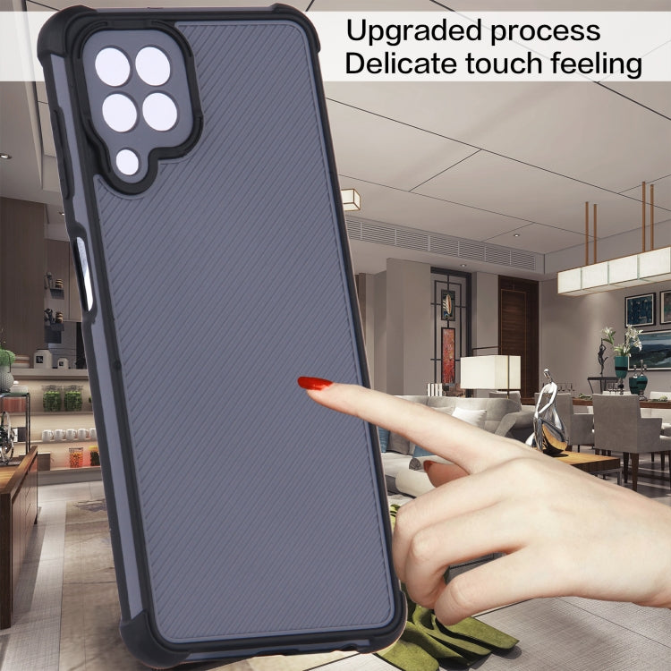 For Samsung Galaxy A22 4G Eagle Eye Armor Dual-color Shockproof TPU + PC Protective Case
