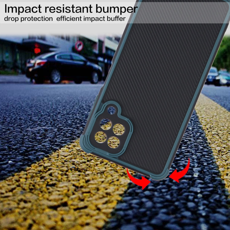 For Samsung Galaxy A22 4G Eagle Eye Armor Dual-color Shockproof TPU + PC Protective Case