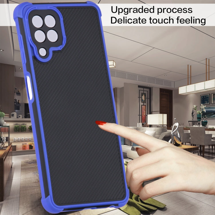 For Samsung Galaxy A22 4G Eagle Eye Armor Dual-color Shockproof TPU + PC Protective Case