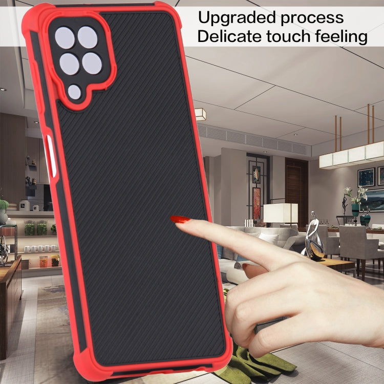 For Samsung Galaxy A22 4G Eagle Eye Armor Dual-color Shockproof TPU + PC Protective Case