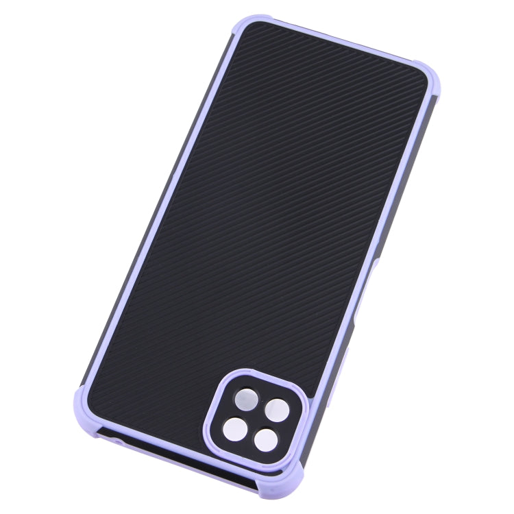 For Samsung Galaxy A22 5G Eagle Eye Armor Dual-color Shockproof TPU + PC Protective Case