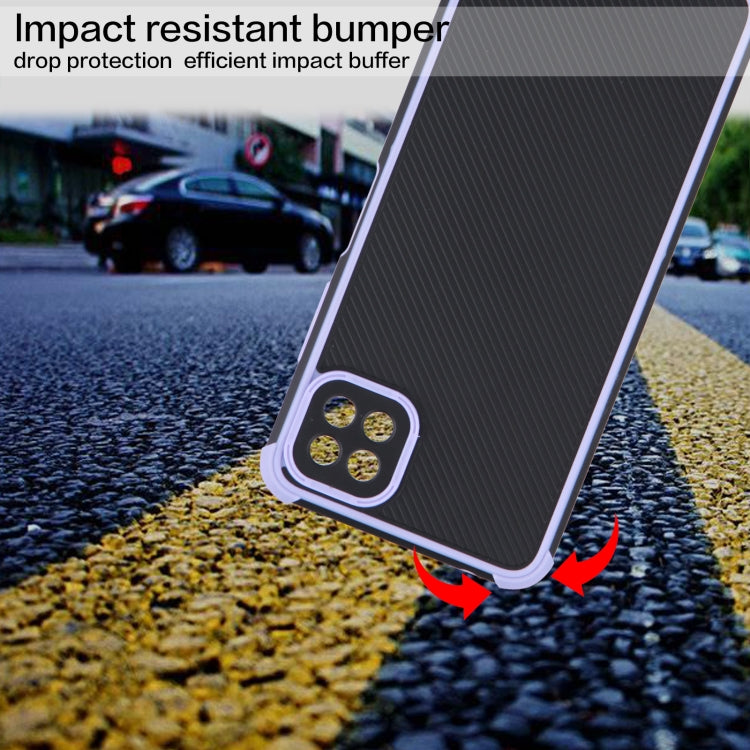 For Samsung Galaxy A22 5G Eagle Eye Armor Dual-color Shockproof TPU + PC Protective Case
