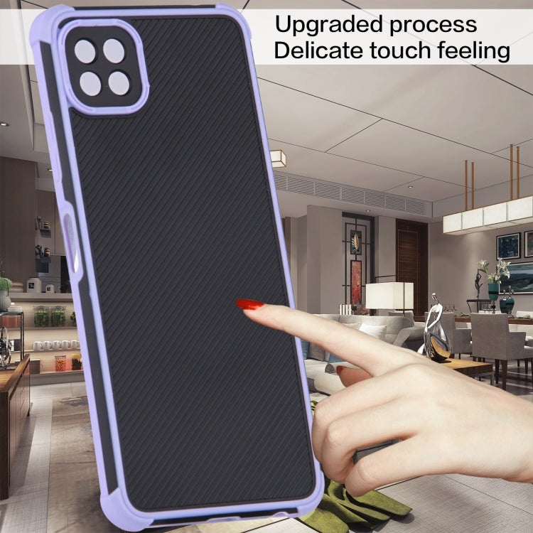 For Samsung Galaxy A22 5G Eagle Eye Armor Dual-color Shockproof TPU + PC Protective Case