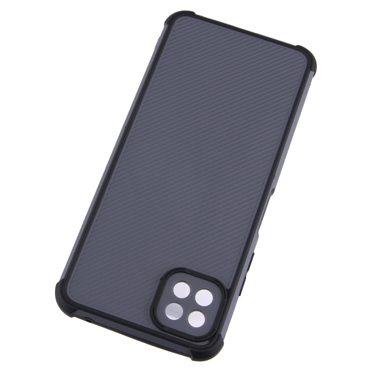 For Samsung Galaxy A22 5G Eagle Eye Armor Dual-color Shockproof TPU + PC Protective Case