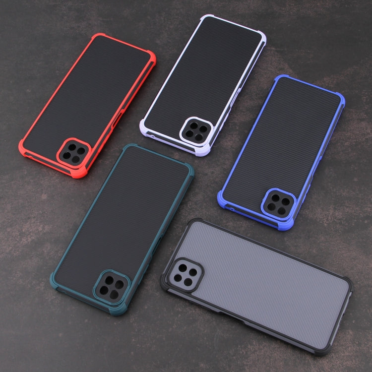 For Samsung Galaxy A22 5G Eagle Eye Armor Dual-color Shockproof TPU + PC Protective Case