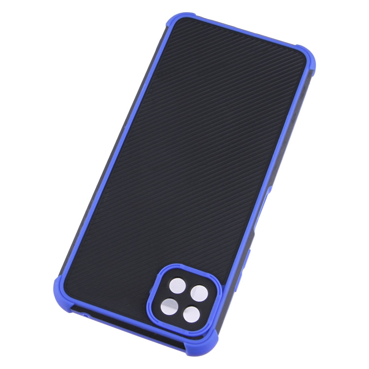 For Samsung Galaxy A22 5G Eagle Eye Armor Dual-color Shockproof TPU + PC Protective Case