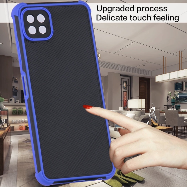 For Samsung Galaxy A22 5G Eagle Eye Armor Dual-color Shockproof TPU + PC Protective Case